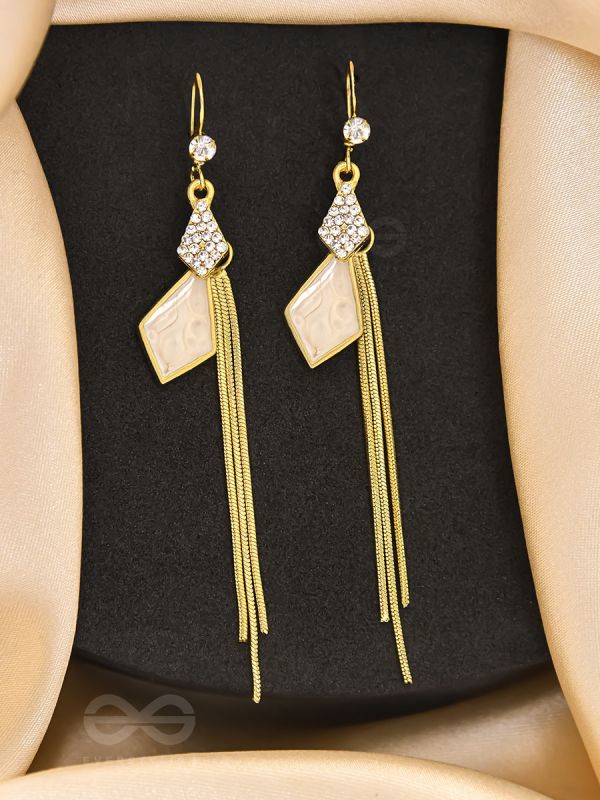 The Golden Rain- Chic Golden Earrings