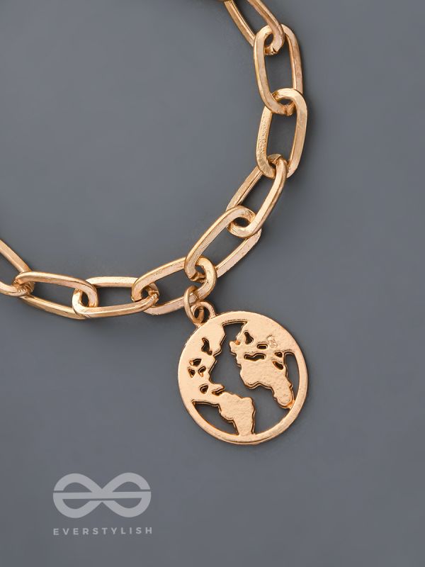 The Global Citizen- Golden Bracelet