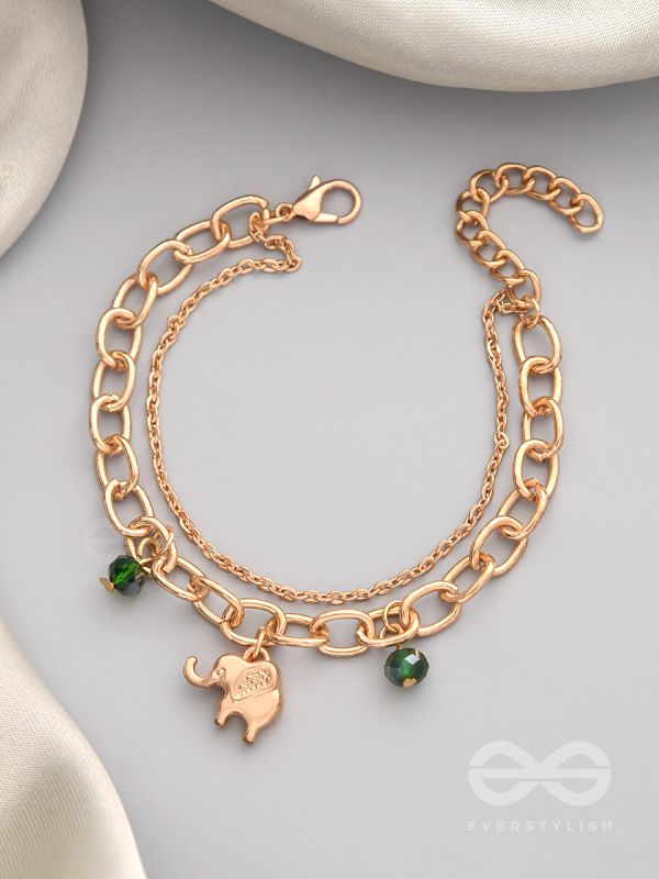 The Jungle King- Golden Layered Bracelet