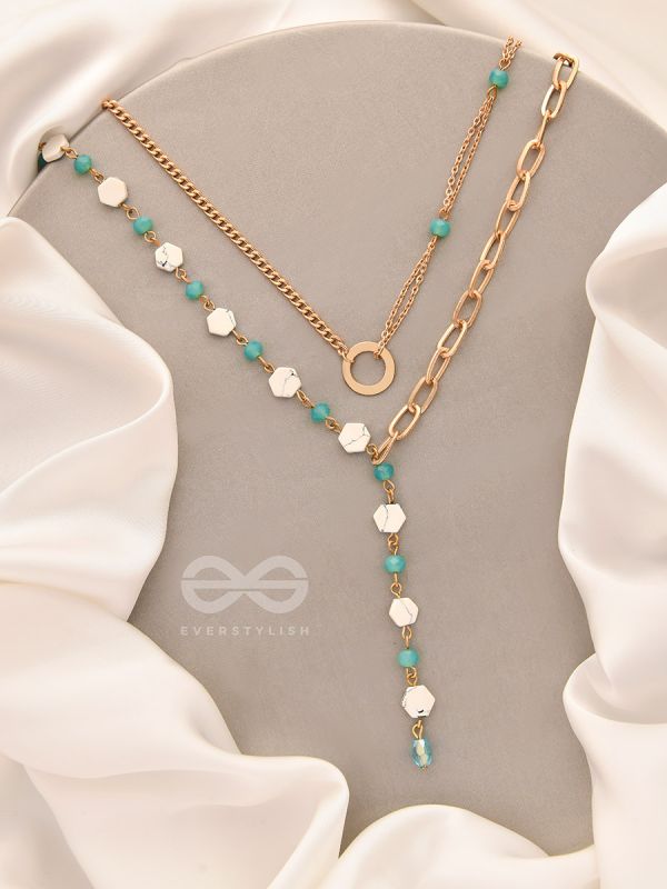 The Snowball Effect- Golden Layered Necklace