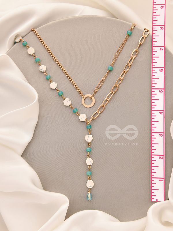 The Snowball Effect- Golden Layered Necklace