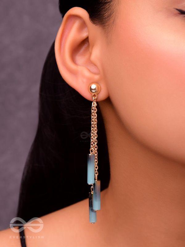 The Golden Dusk- Golden Resin Earrings