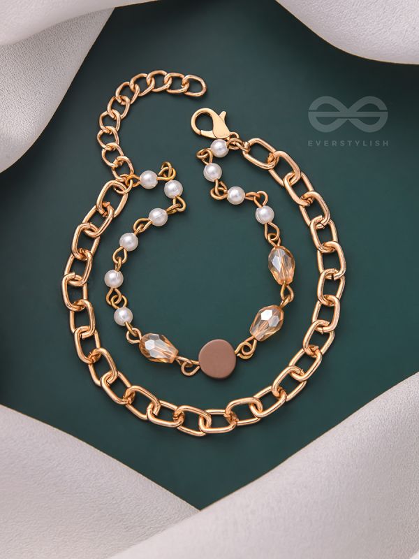 Star Sprinkled- Golden Layered Bracelet