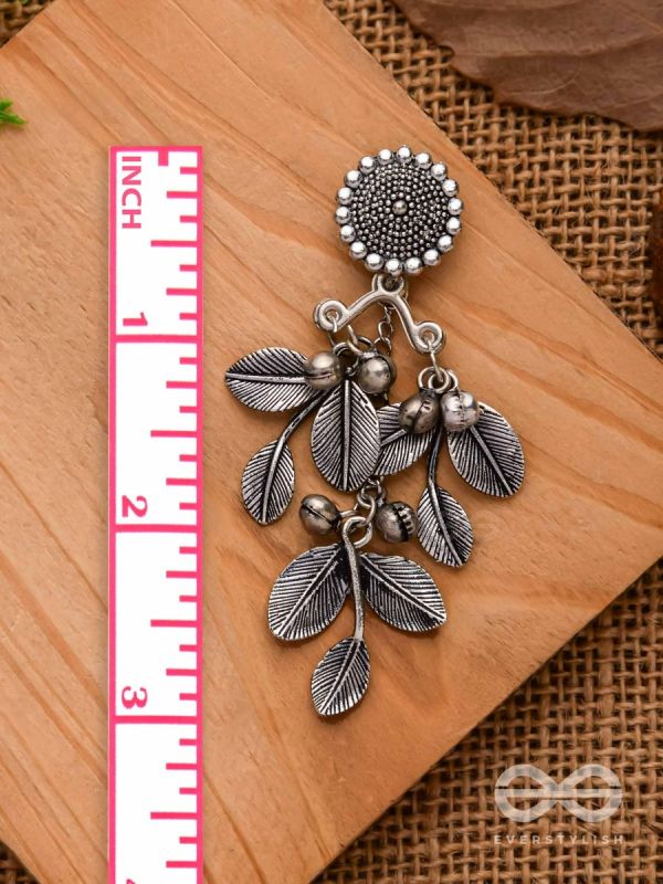 The Black Forest- Classy Oxidized Earrings 