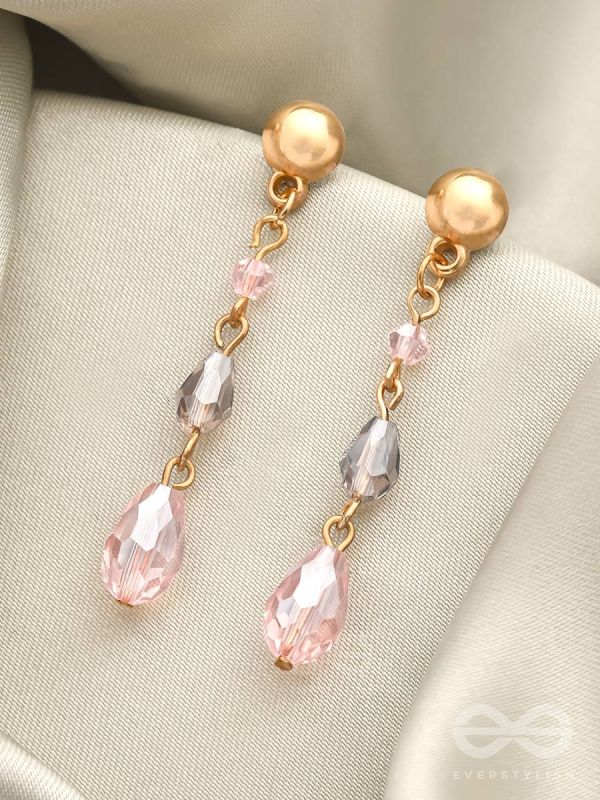 The Honeydew- Golden Glass Beads Earrings