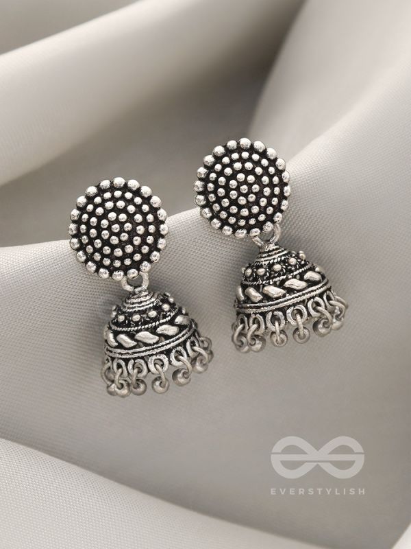 Touch of the Sun- Brass Jhumka Earrings