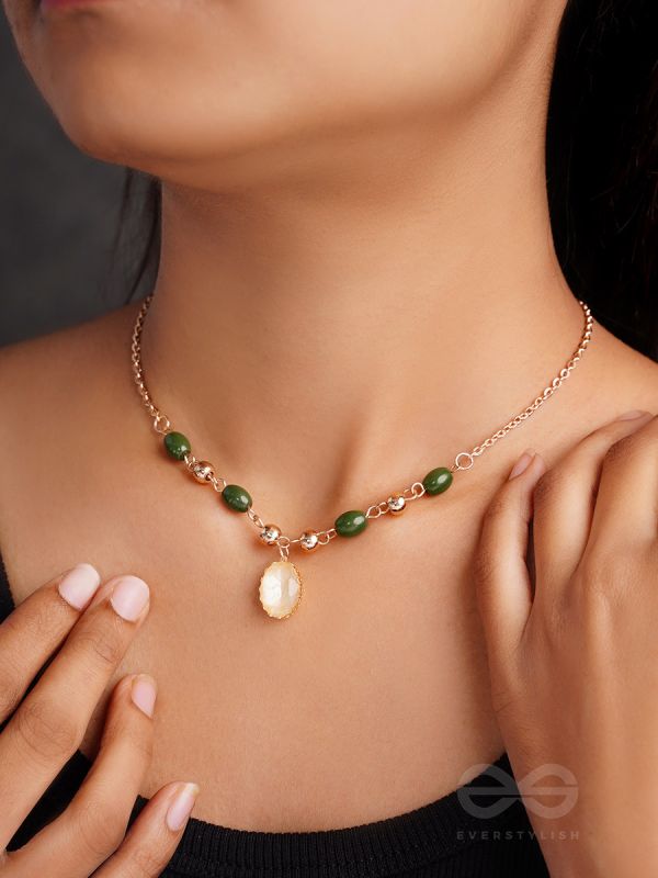 The Sun Belt- Golden Embellished Necklace With Anti-Tarnish Coating