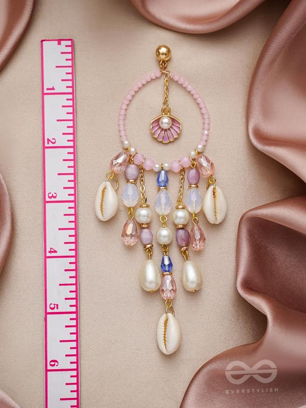 The Sea Trinkets- Golden Embellished Earrings