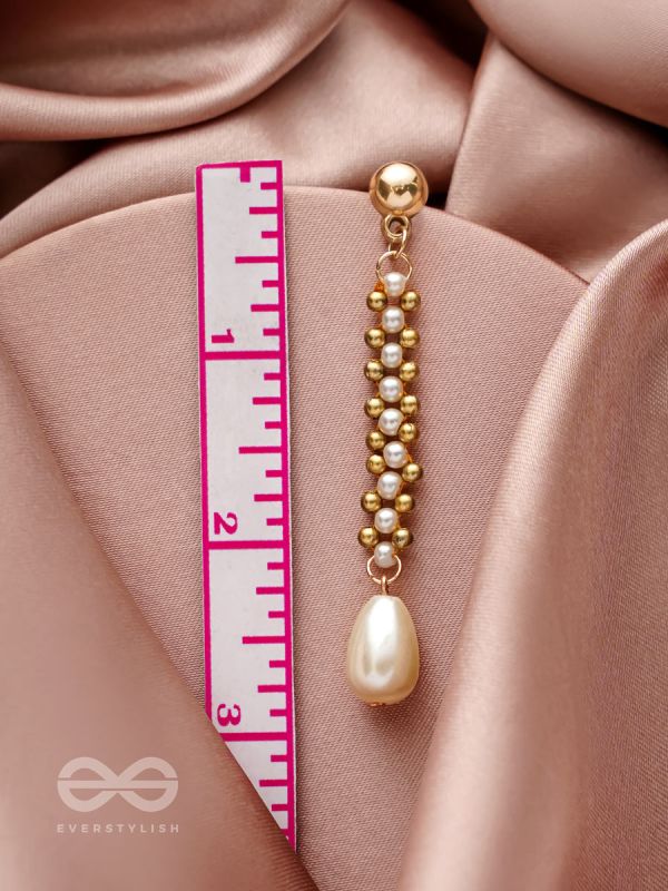 The Golden Path - Golden Pearl Earrings