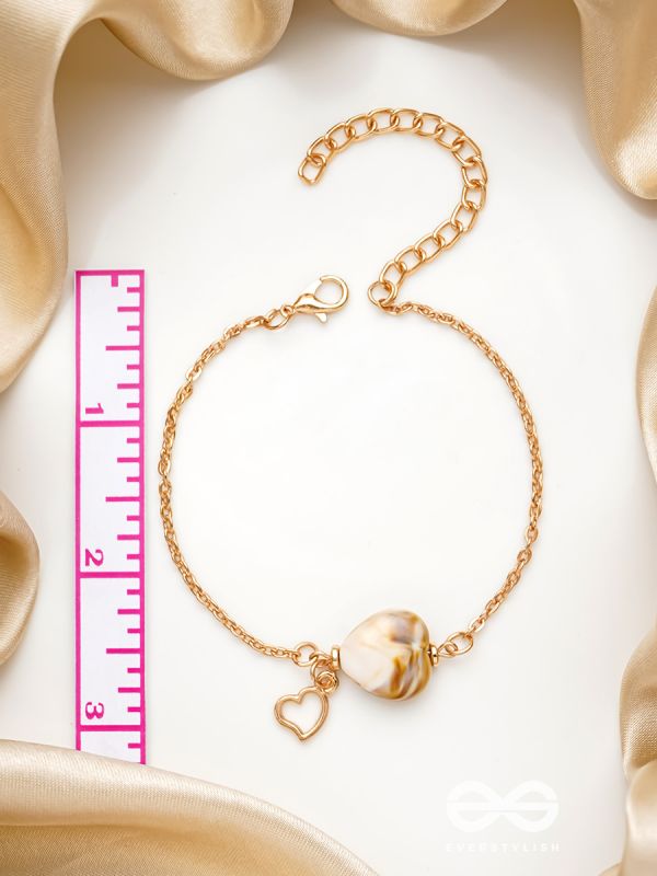 The Beach Love- Golden Embellished Bracelet