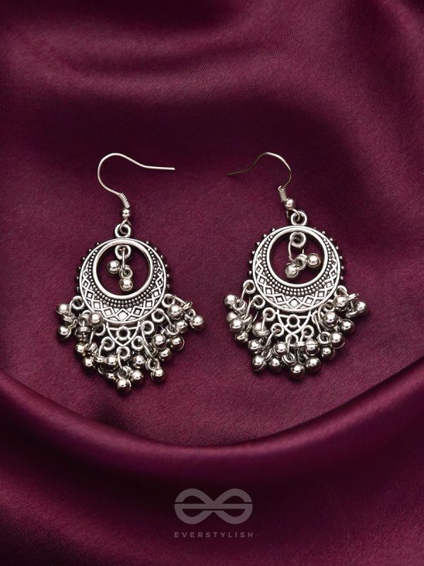 The Rustic Elegance- Oxidised Boho Earrings