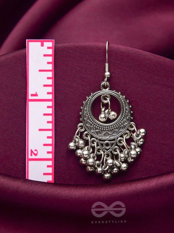 The Rustic Elegance- Oxidised Boho Earrings