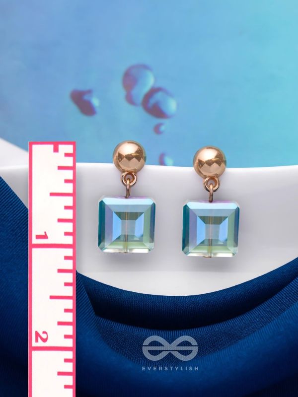 The Gothic Glam- Golden Embellished Earrings