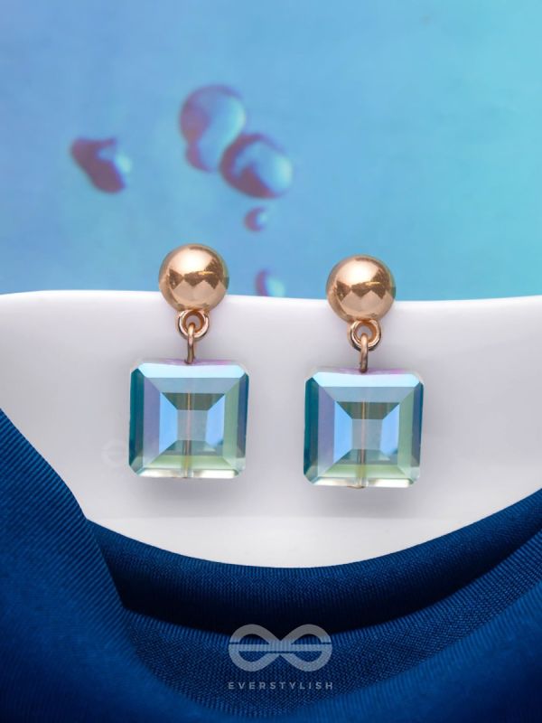 The Gothic Glam- Golden Embellished Earrings