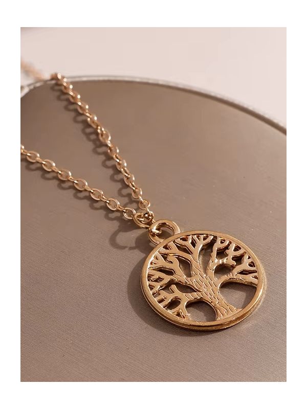The Golden Grove- Golden Embellished Necklace With Anti-Tarnish Coating