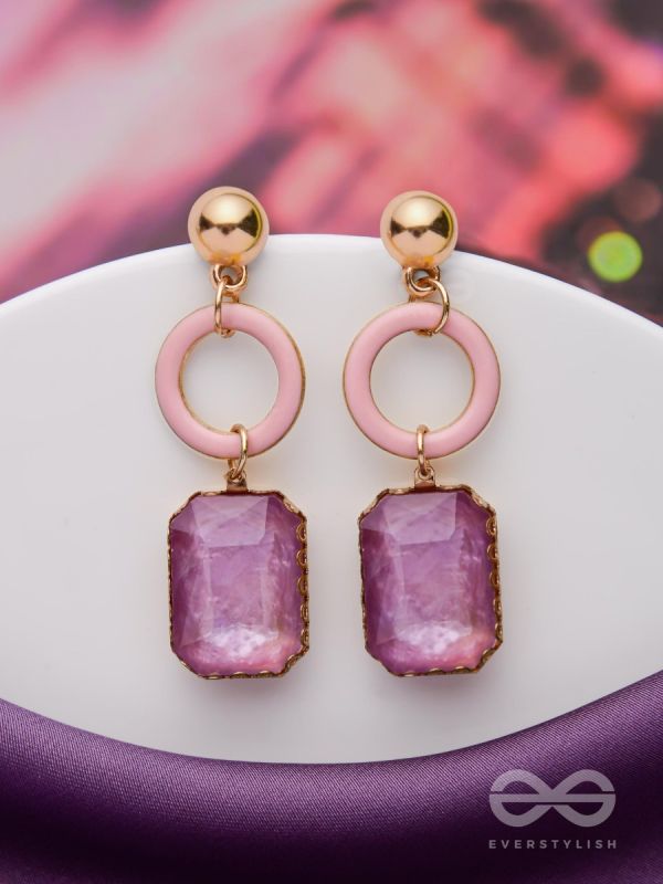 THE VIOLET ROUNDABOUTS - CUTE ENAMELLED EARRINGS