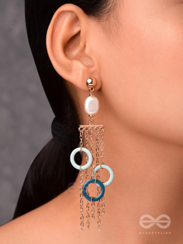 MELODIES OF RAINS- MODERN STATEMENT EARRINGS