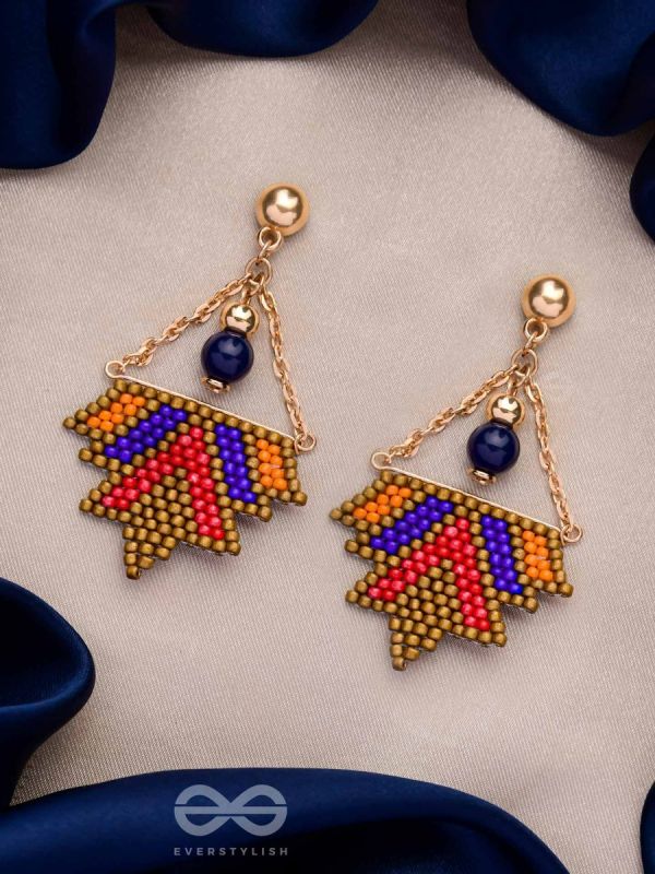FUNKY FUSION FLINGS - BEADED BOHEMIAN EARRINGS