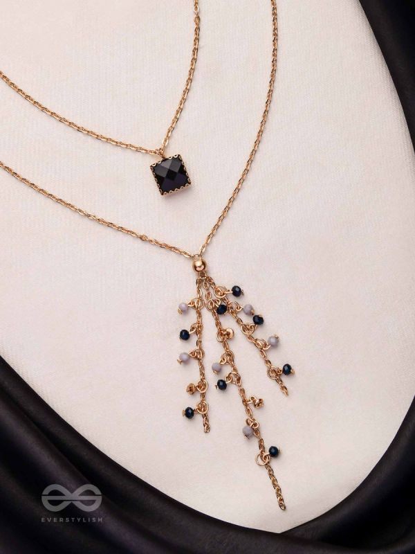 The Dancing Shadows - Classy Two Layered Neckpiece With Anti-Tarnish Coating 