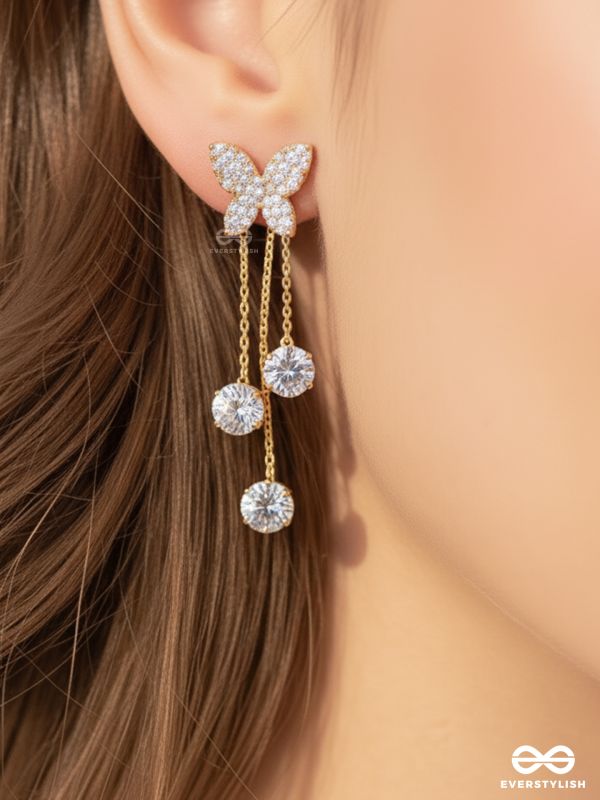 BEEN WINGING IT - GOLDEN SPARKLING EAR JACKETS