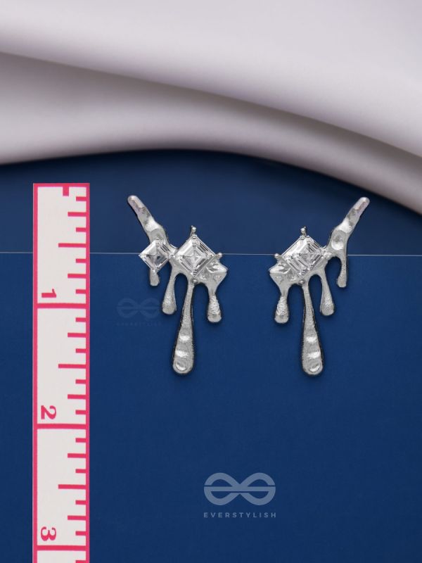 LIKE A DRIP, DRIP - SILVER STATEMENT STUDS