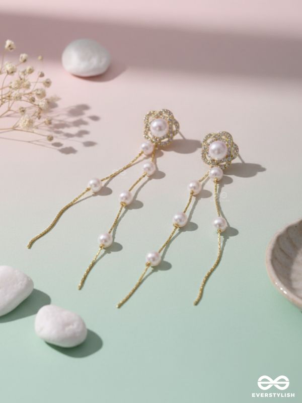 BLOOMIN HIGH - GOLDEN PEARL EAR JACKETS