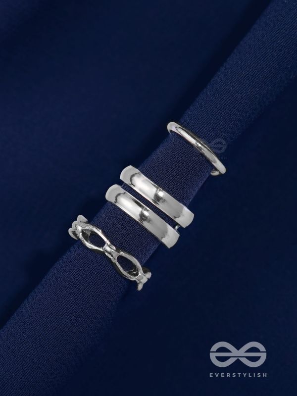 TRIPLE TREBLE - SET OF THREE EAR CUFFS (ONE EAR)