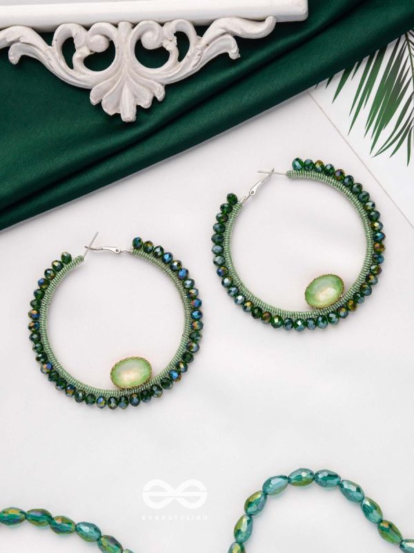 THE ENCHANTED CIRCLETS - STATEMENT HOOP EARRINGS