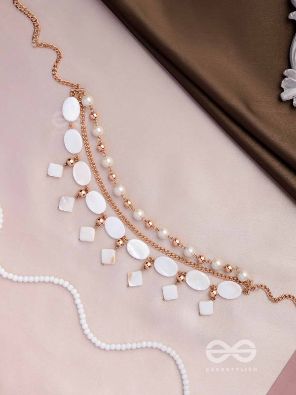 Layers Of Magic - Elegant Multilayered Neckpiece With Anti-Tarnish Coating 