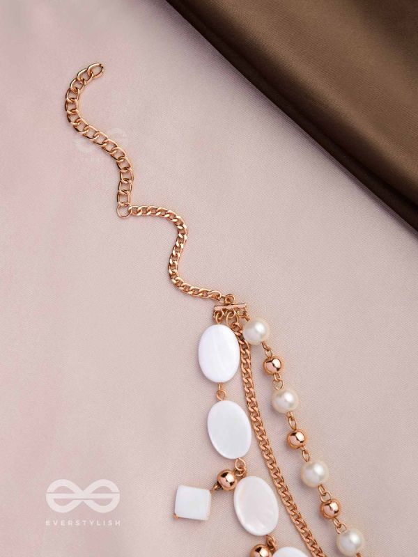 Layers Of Magic - Elegant Multilayered Neckpiece With Anti-Tarnish Coating 