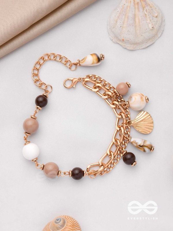 COFFEE BY BEACHSIDE - STATEMENT LAYERED BRACELET