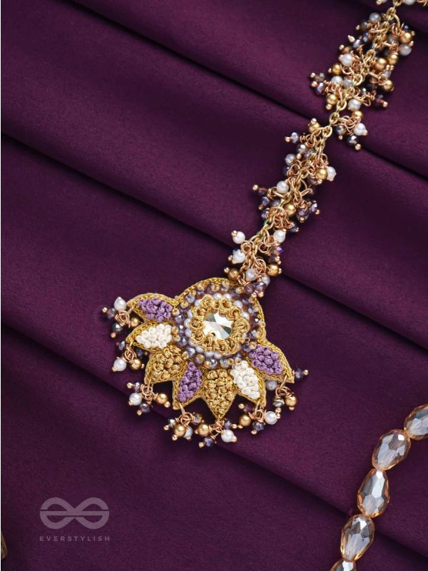 LILODYANA - GARDEN'S PARADISE - BEADS AND STONE EMBROIDERED MAANGTIKA