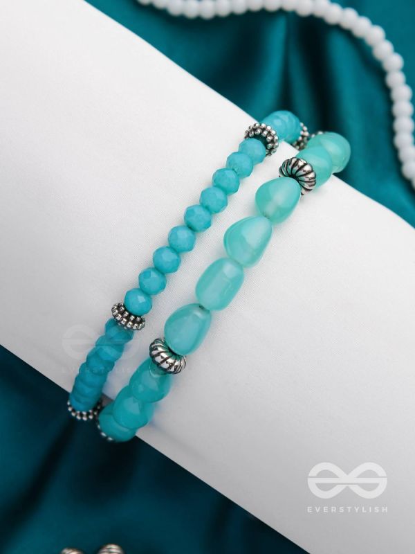 OCEANIC BLISS BEADS - MULTILAYER BEADED BRACELET