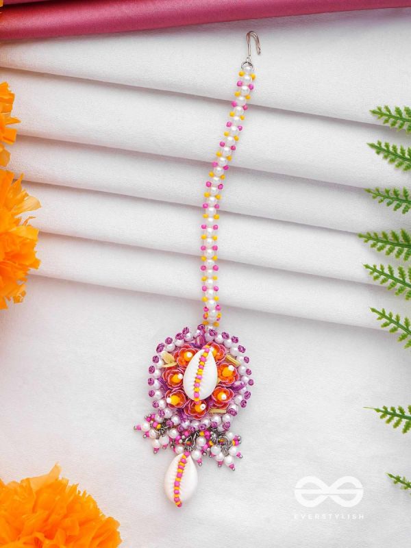 KAAKINI - A SHELL'S TREASURES - SHELL AND BEADS EMBROIDERED MAANGTIKA