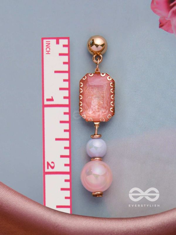 THE SPRING SKIES - GOLDEN EMBELLISHED EARRINGS