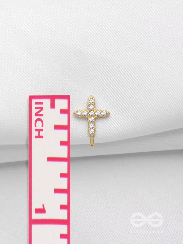 HEAVENLY HARMONY  - GOLDEN CZ NOSERING (NON-PIERCING)