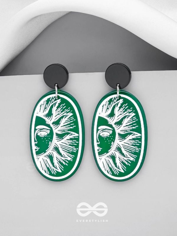 DAYDREAMS & SUNFEELS- STATEMENT ACRYLIC EARRINGS