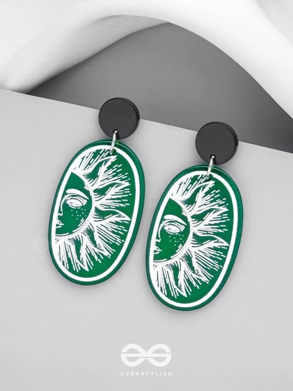 DAYDREAMS & SUNFEELS- STATEMENT ACRYLIC EARRINGS