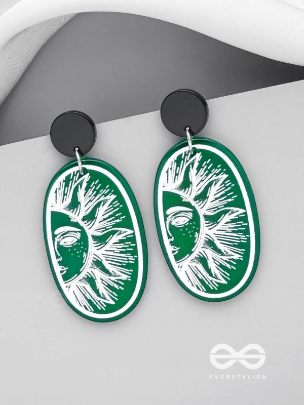 DAYDREAMS & SUNFEELS- STATEMENT ACRYLIC EARRINGS