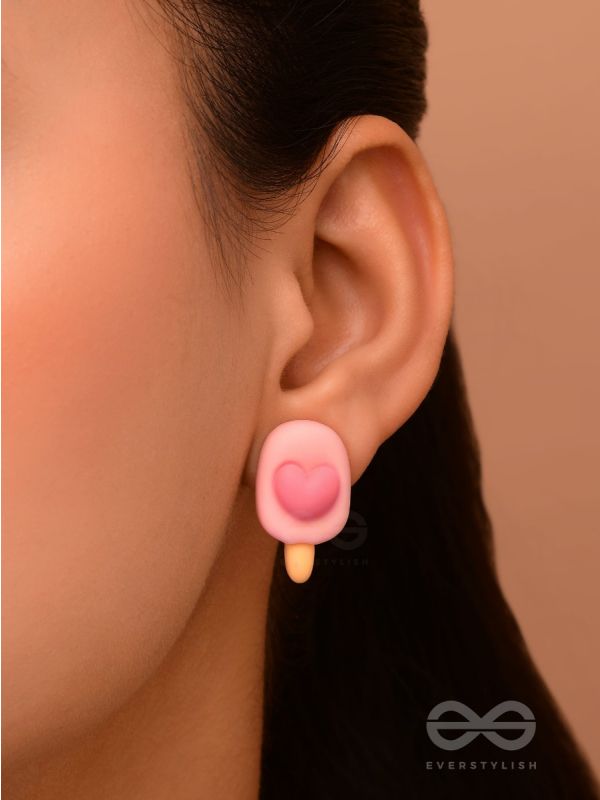 Sundaes N' Berries - Mismatched Acrylic Earrings