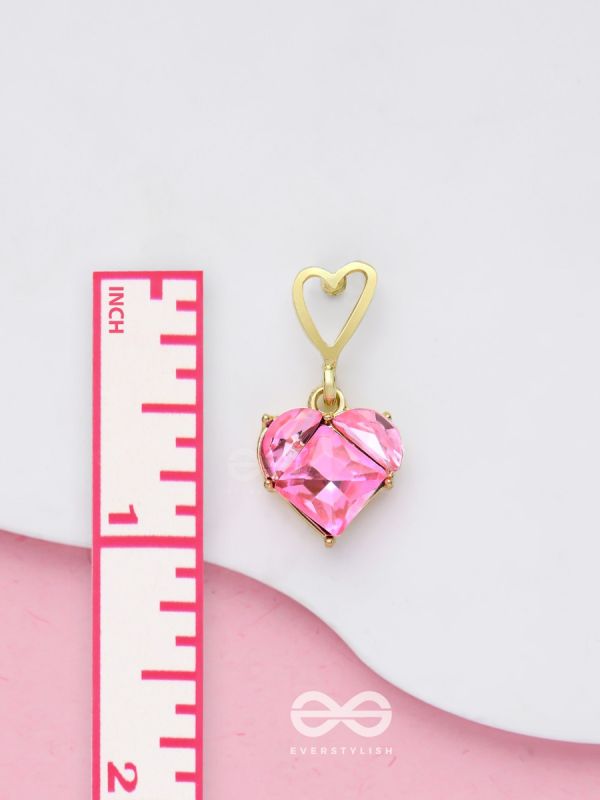 The Crystal Love - Golden Embellished Earrings