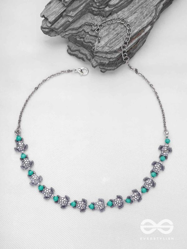 Turtle's Treasure Trove - Casual Oxidised Neckpiece