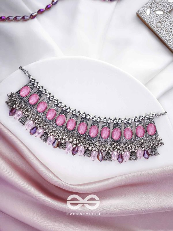 The Coral Dreams - Statement Embellished Oxidised Neckpiece