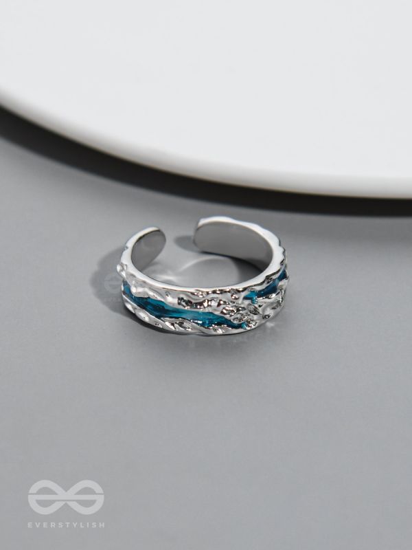 The Teal River - Silver Ring