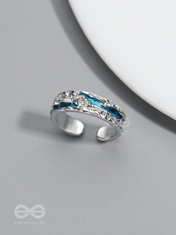 The Teal River - Silver Ring