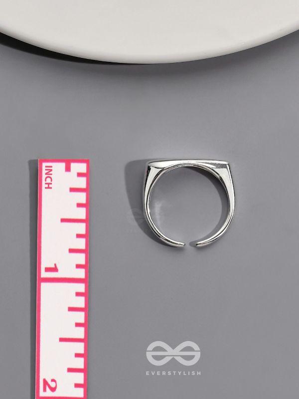 Silver Serenity - Classic Silver Ring 