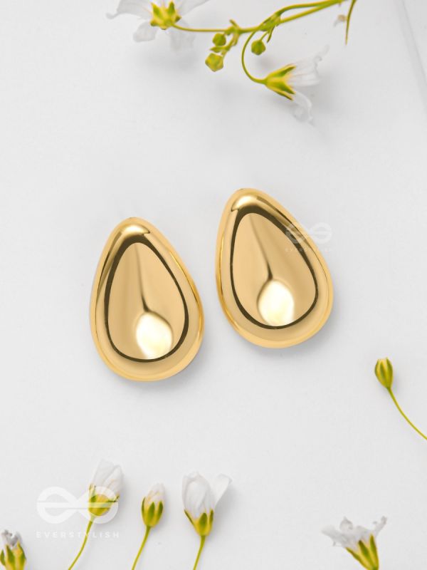 Medusa's Tears - Golden Ear Studs
