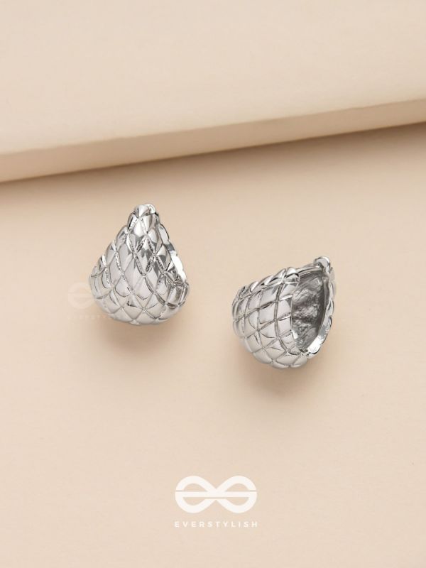 Moonlit Scales - Silver Earrings
