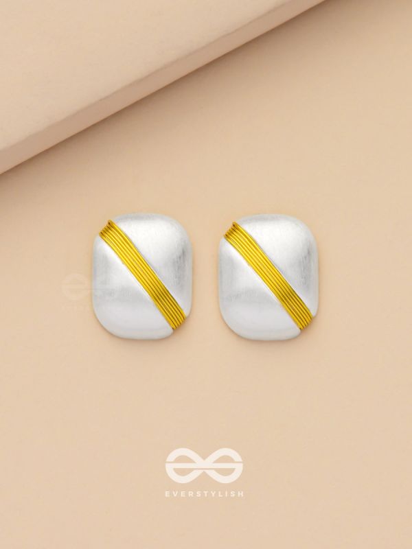 Timeless Nobility - White Stud Earrings