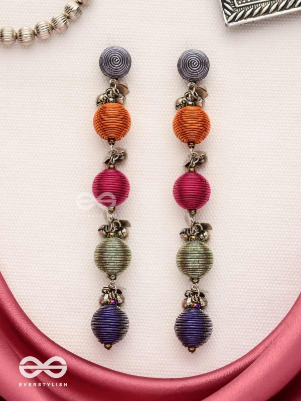 The Musical Threads - Oxidised Earrings